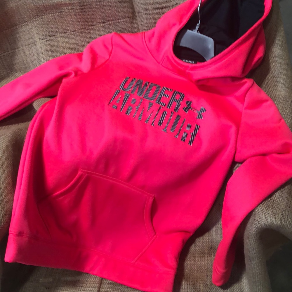 Pink Under Armour Hoodie , bright pink never worn